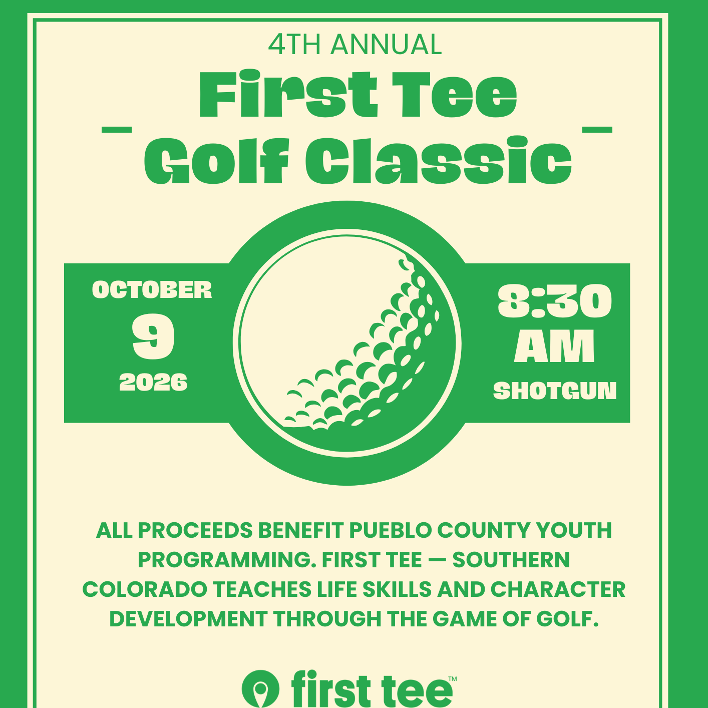 2026 First Tee Golf Classic - logo